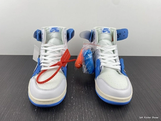 1st Kicks x Air 1 SunProtective Jordan 3583 OFF-WHITE AQ0818- 1025